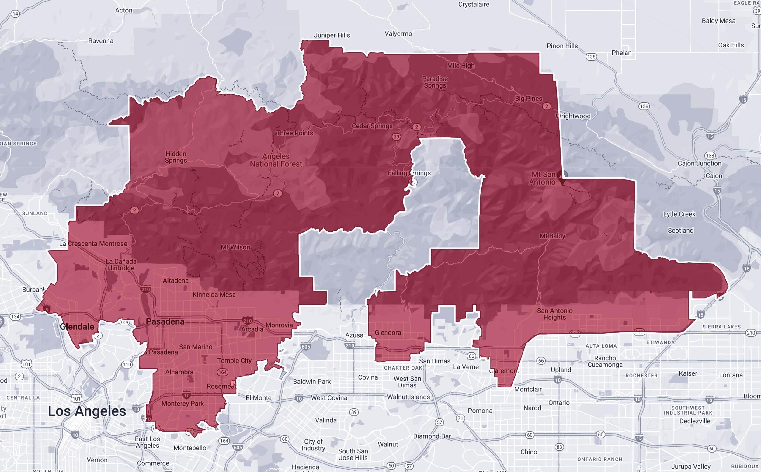 District 25 -- map