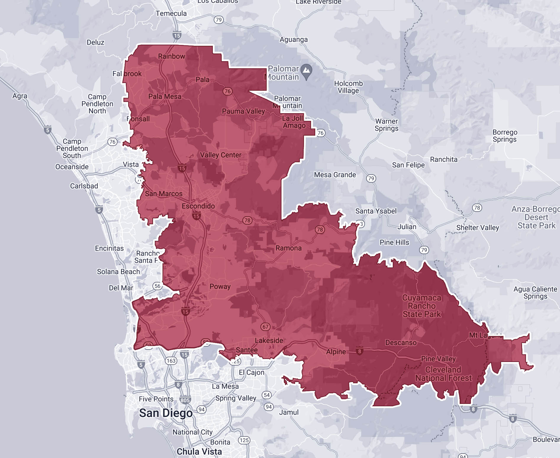 District 40 -- map