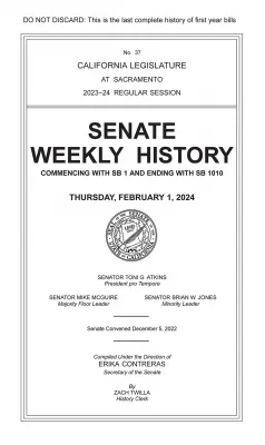 senate history